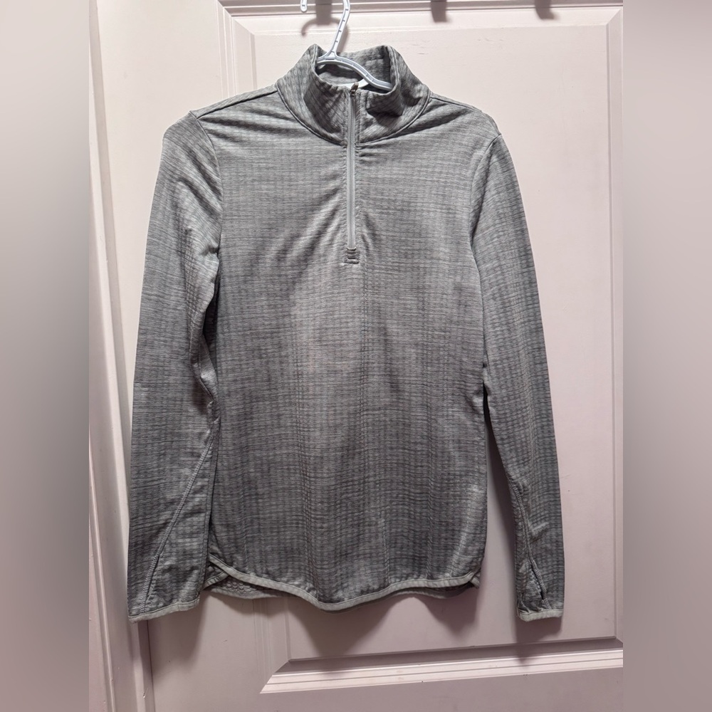 Jockey Gray Quarter-Zip Pullover